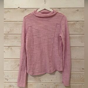 Free people pink turtleneck